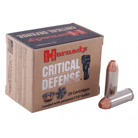 HORNADY 45COLT 185GR CRT DFNSE 20