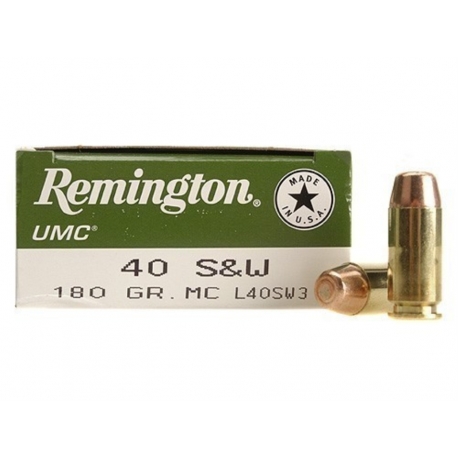 REMINGTON UMC 40SW 180GR MC 50