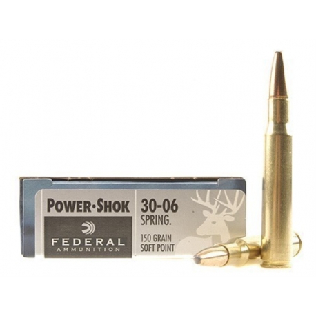 FEDERAL POWERSHOCK 30-06 150GR SP 20