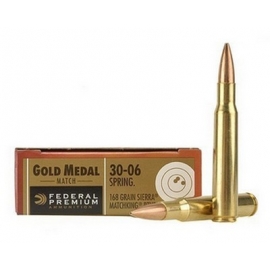 FEDERAL GOLD MEDAL 30-06 168GR BTHP 20