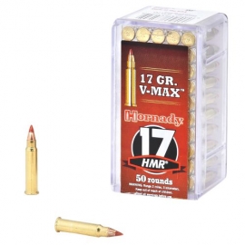 HORNADY 17HMR 17GR V-MAX 50/BOX