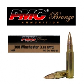 PMC 308 WIN 147 GR FMJ BT 20/BOX