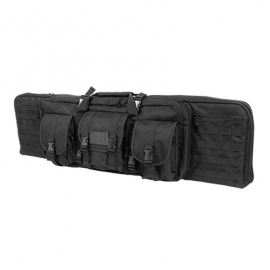 36-in Double Carbine Case - Black