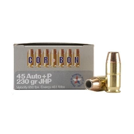 CORBON 45ACP+P 200GR JHP 20