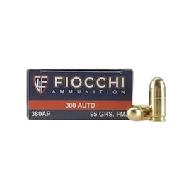 FIOCCHI 380ACP 95GR FMJ 50