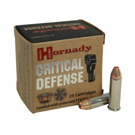 HORNADY 38SPL+P 110GR CRT DFNSE 25